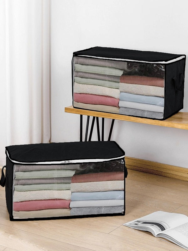 Foldable Storage Bag with Zipper