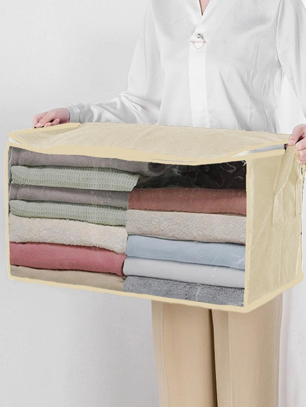 Foldable Storage Bag with Zipper