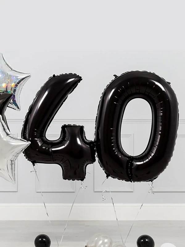 34" Number ( 0-9 ) Aluminum Foil Balloon 1pc