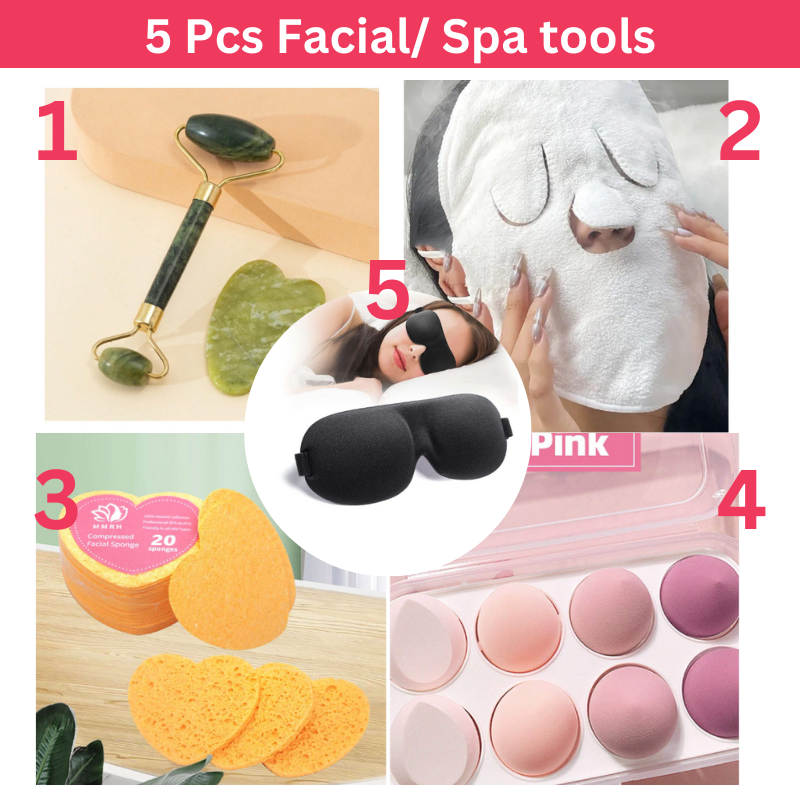 5 Pcs Facial/ Spa Kit