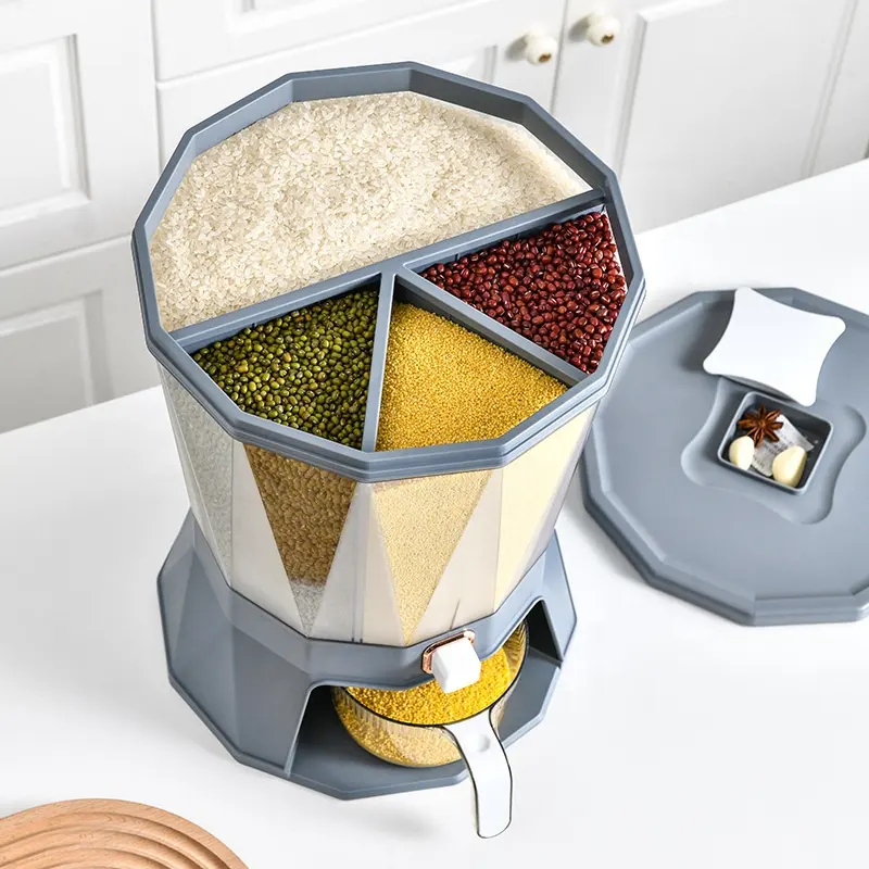 Rotating Dry food and Cereal Dispenser